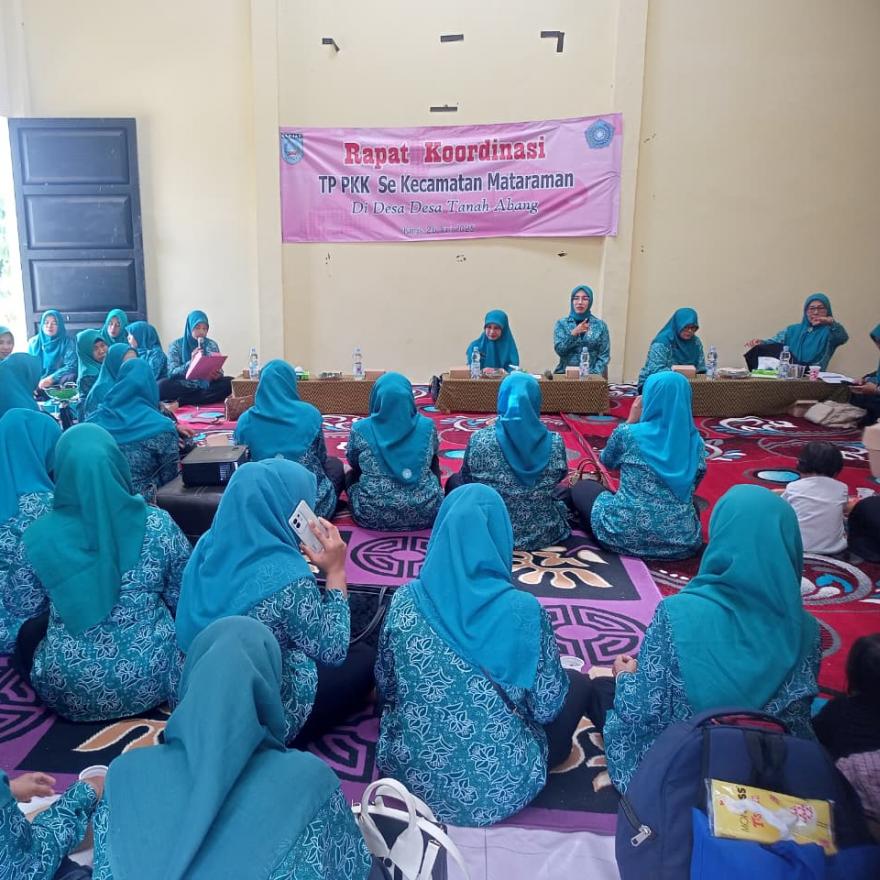 RAPAT KOORDINASI (RAKOR) PKK DESA TANAH ABANG